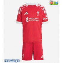 Liverpool Milos Kerkez #6 Hjemmedraktsett Barn 2025-26 Kortermet (+ Korte bukser)